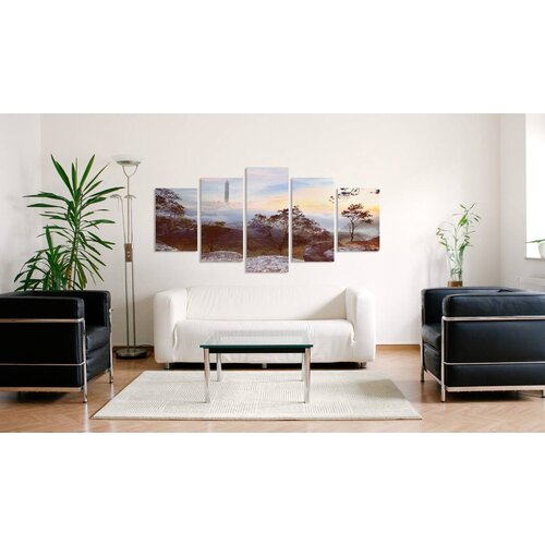 Schilderij Toren en horizon