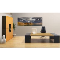 Schilderij Bergen, landschap  120x40cm