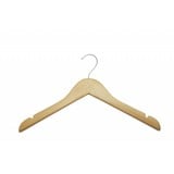  50 x Kinderhanger naturel, 32 cm, met inkeping