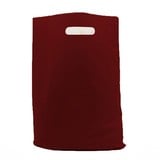  500 x Plastic tas 37 x 45 + 2 x 5 cm., Bordeaux rood