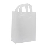  250 x Plastic tas 32 + 15 x 43 cm., Semi transparant