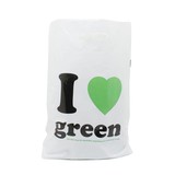  500 x Plastic tas  45 x 50 + 2 x 5 cm., I love green