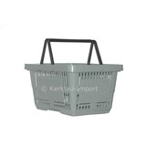  Winkelmandje XL met dubbele hengsels 28 liter GRIJS