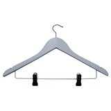  50 x Combihanger wit, licht geknikt, 44 cm