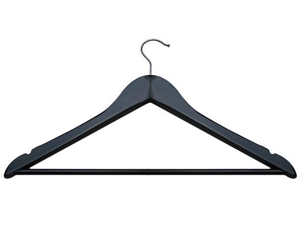 De Kledinghanger Gigant - 2 x Garderobehanger metaal zwart 22 mm, 41