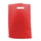  400 x Plastic tas 45 x 51 + 2 x 4 cm., Rood