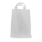  250 x plastic tas  75 x 45 + 2 x 5 cm., Semi transparant