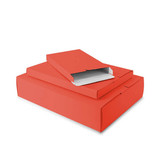  50 x Verzenddozen 30,5 x 9 x 42 cm., rood