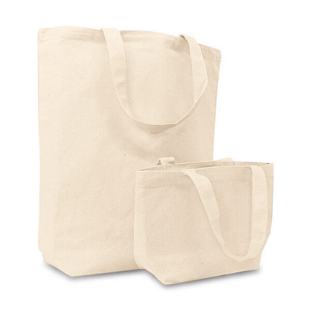 100 x Canvas tote bags - Ecru