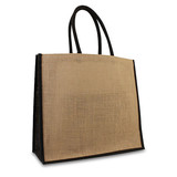  50 x Jute tassen 45 + 17 x 40 cm.  Zwart