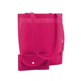  100 x Non woven opvouwbare tas - Roze