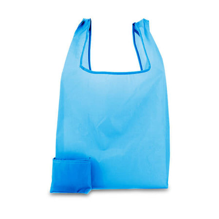 200 x Polyester opvouwbare tas - Blauw
