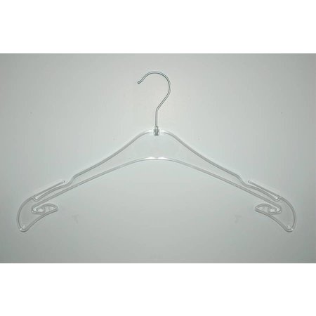 320 x Transparenter HNL Kleiderbügel, 43cm breit