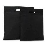  400 x Non-Woven Tragetaschen 40 x 45 cm., Schwarz