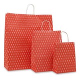  250 x Tragetaschen mit gedrehten Papierkordel  35 + 14 x 41 cm., Royal Dessin