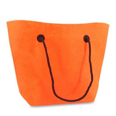 50 x Luxus  Filz Tragetaschen 37/47 x 33 + 8 cm., Orange