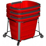  Trolley (fahrbar) für Einkaufstrolley 34 und 52 Liter