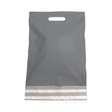  250 x Versandtasche silber 30 x 32 cm + Griff
