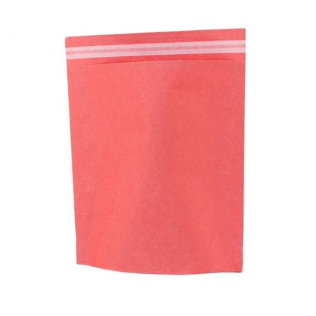 250 x Papierversandbeutel  48 x 37 + 12 cm., rot