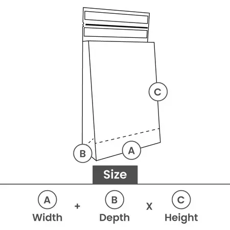 Papierversandtaschen mit Rückstreifen