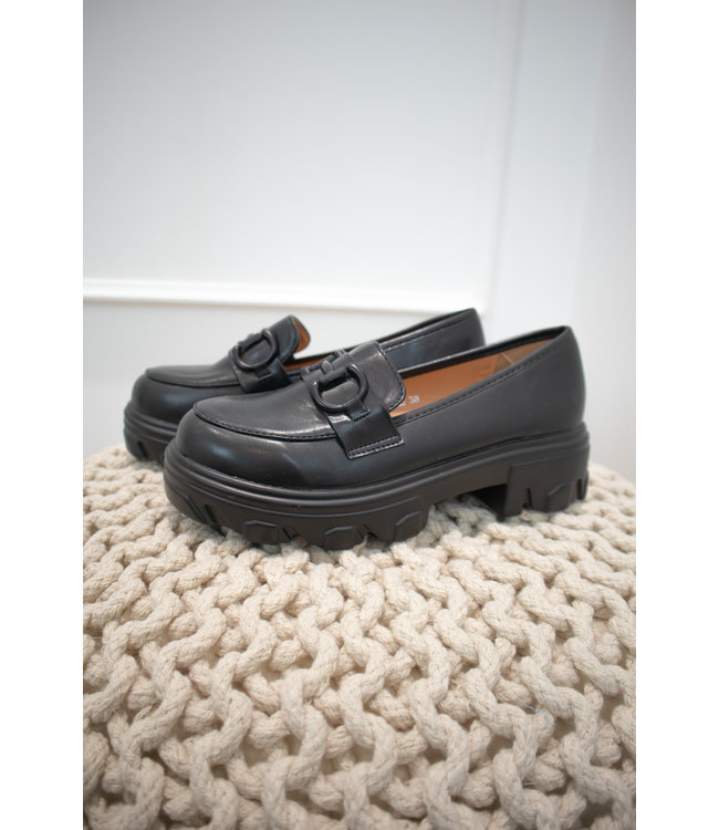 Loafers - black