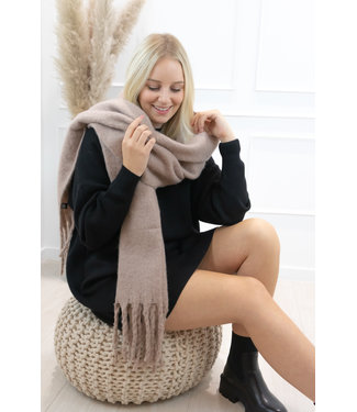 Cosy scarf - taupe