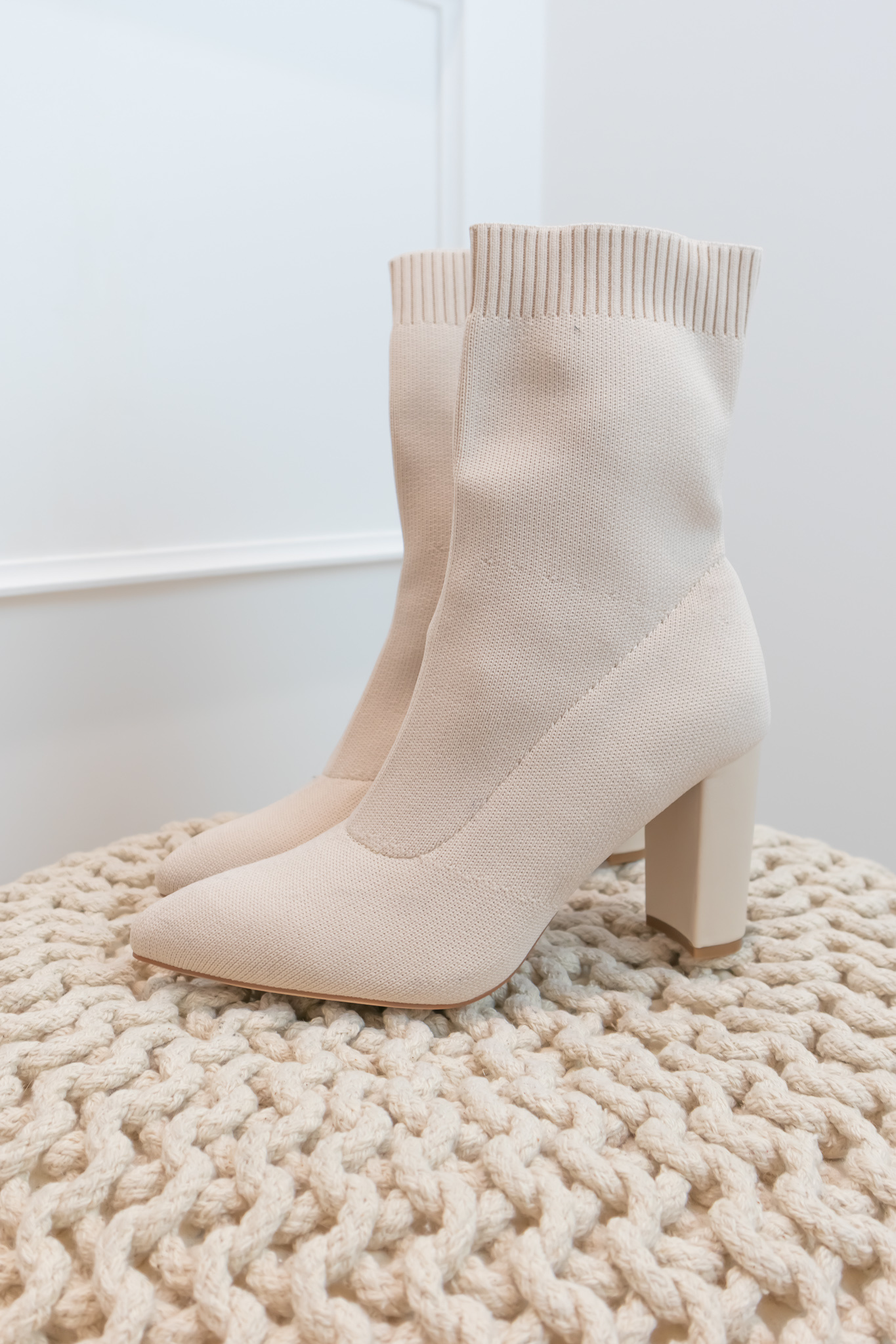 Sock boots - nude - She's Milano