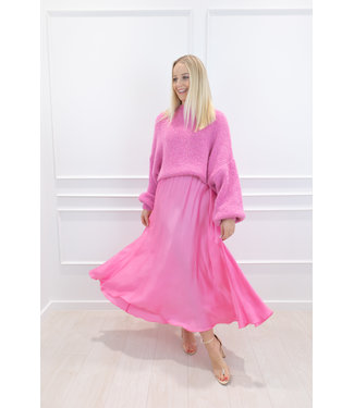 Silk skirt - pink