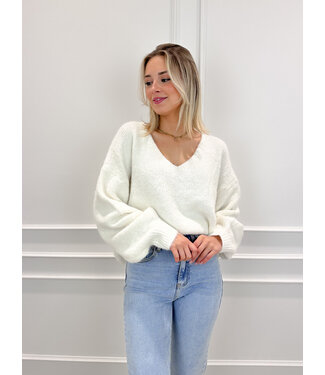 Gaél sweater - white