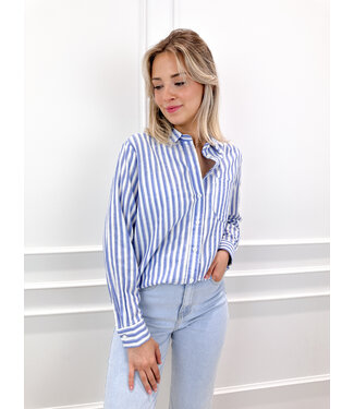 Dina stripe blouse - blue