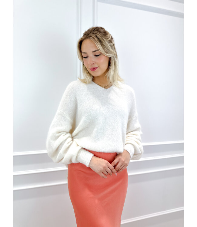 Alina sweater - white