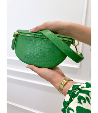 Crossbody bag SMALL - emerald green