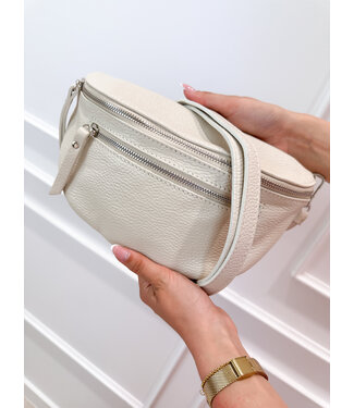 Crossbody bag GRANDE - nude