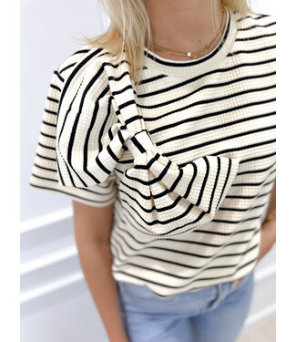 Stripe shirt nude