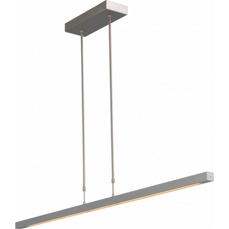 Hanglamp Real 3 nikkel 130 cm