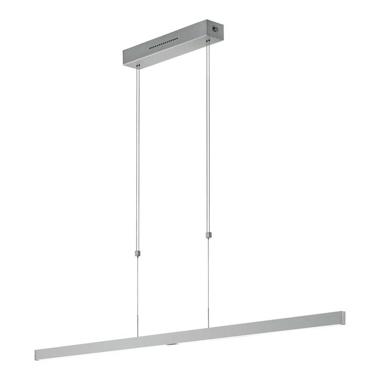 Hanglamp Linn - Nikkel mat- 128 cm - 2 Sensordimmers