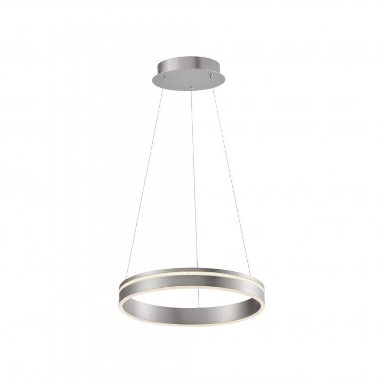 Hanglamp Q-Vito staal 40 cm dimbaar