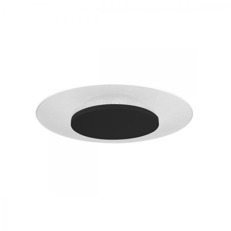 Steinhauer Plafondlamp Lido zwart 28cm