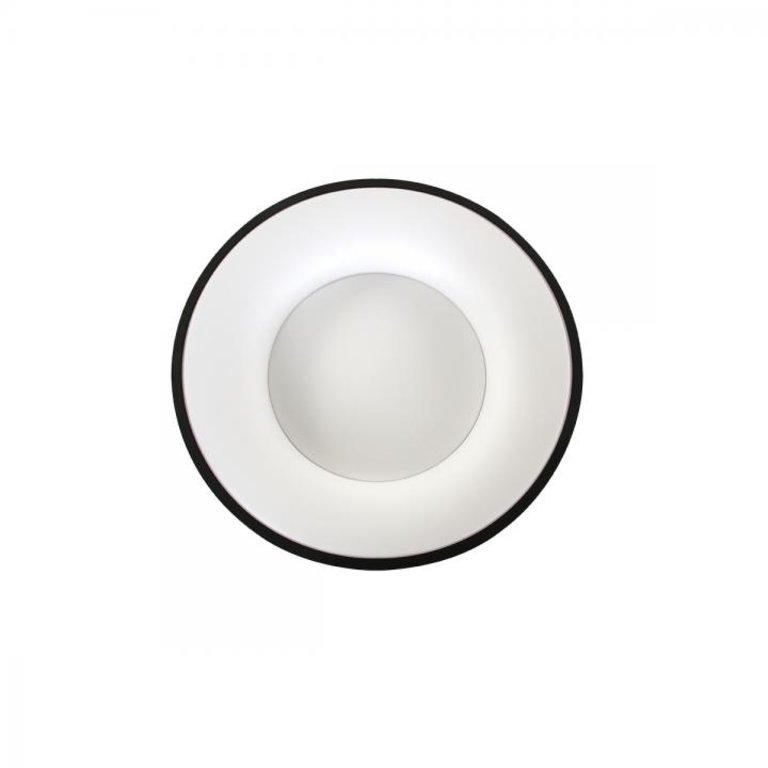 Plafondlamp Ringlede 38cm zwart