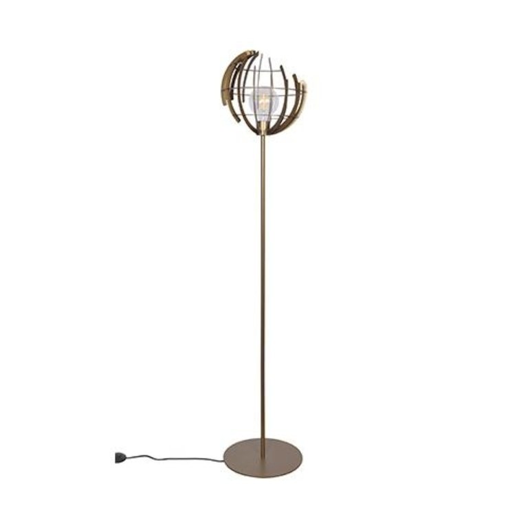 Vloerlamp Terra 175 cm Oud Messing