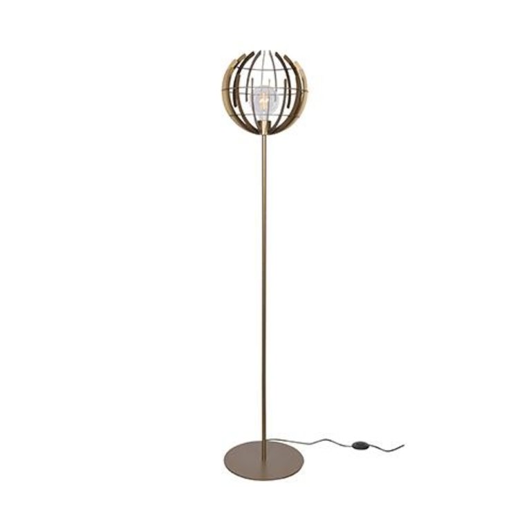 Vloerlamp Terra 175 cm Oud Messing