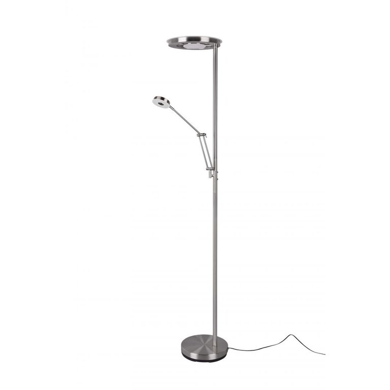 Vloerlamp Barrie Nikkel Mat