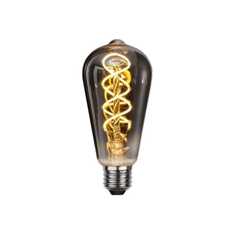 E27 Edisonlamp LED - 9W dimbaar - Smoke