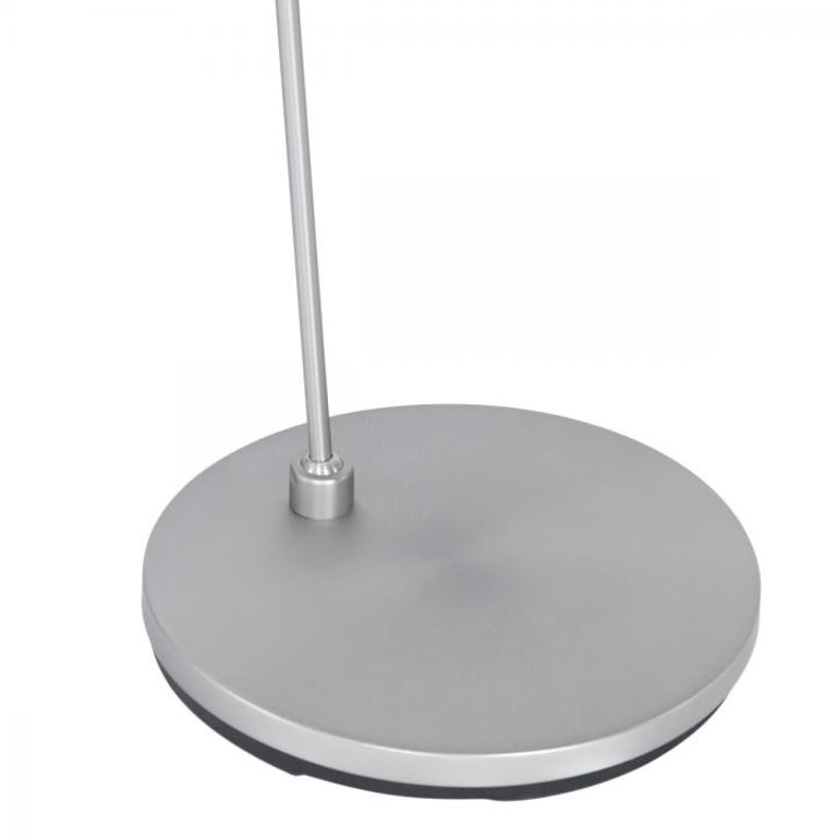 Steinhauer Vloerlamp Turound 1-lichts staal met transparant glas