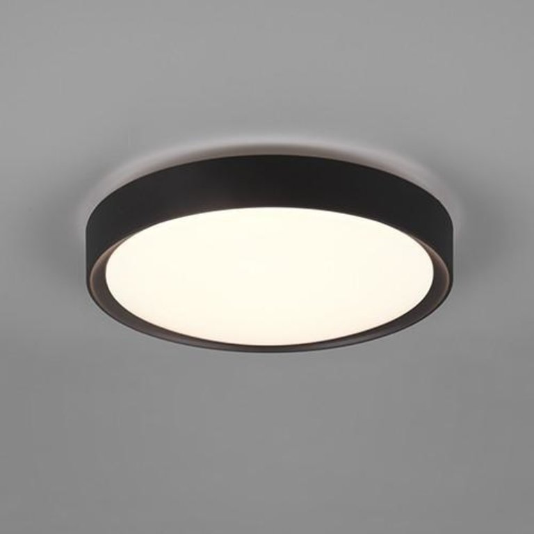 Plafondlamp Clarimo Zwart 33 cm