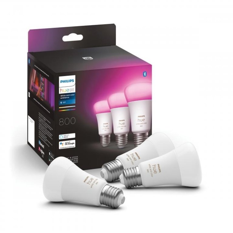 Philips Hue White and Color E27 3-pack
