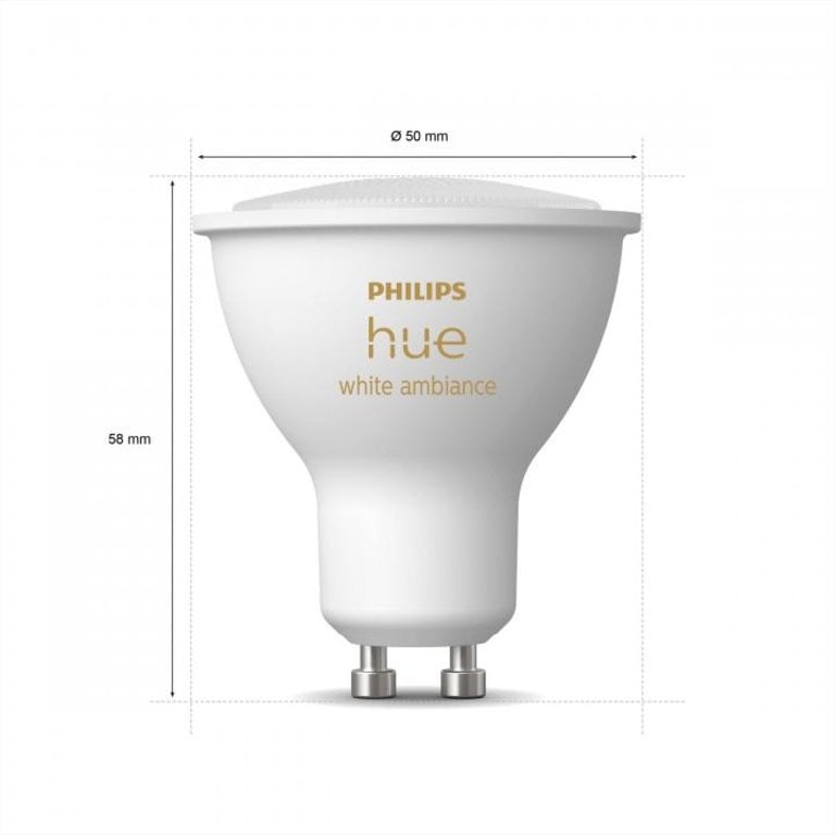 Philips Hue White Ambiance GU10 3-pack