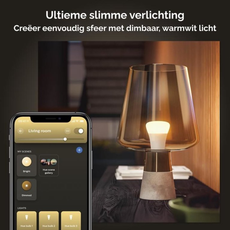 Philips Hue White E27 3-pack