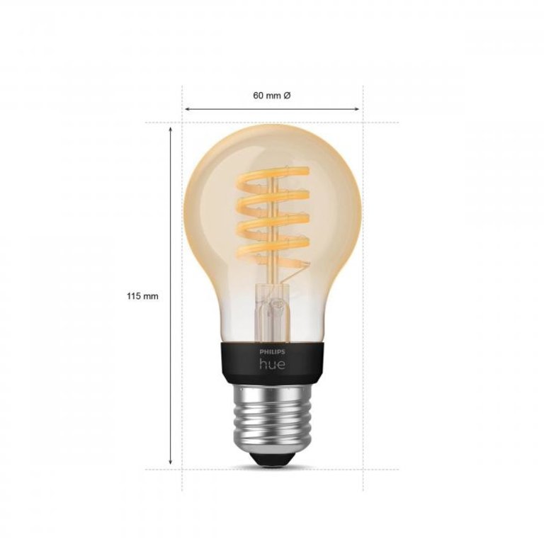 Philips Hue White Ambiance Filament E27 standaardlamp A60