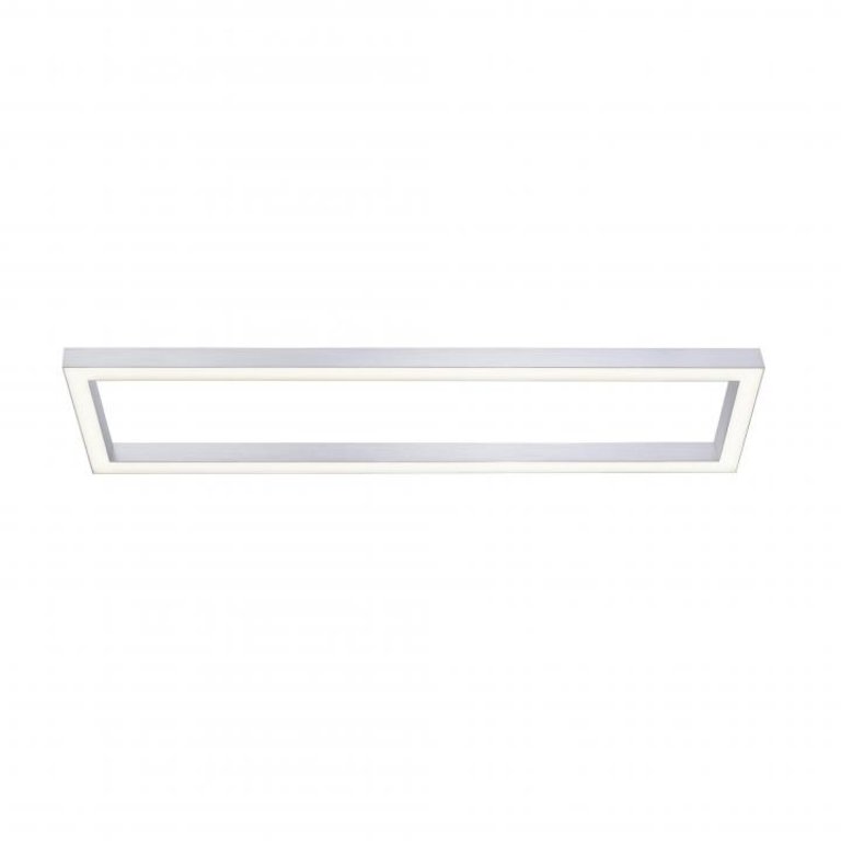 Paul Neuhaus Plafondlamp Pure-Lines Aluminium Rechthoek